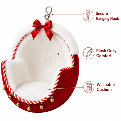 Merry Beds ™ Christmas Cat Bed